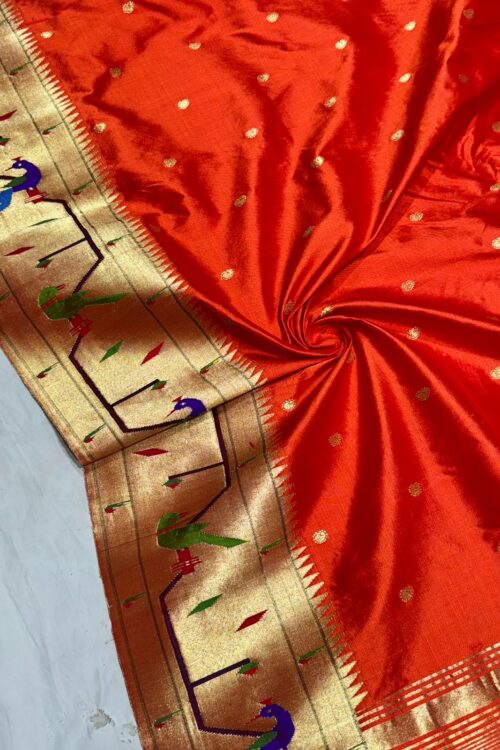 Pure Silk Handloom Paithani Saree