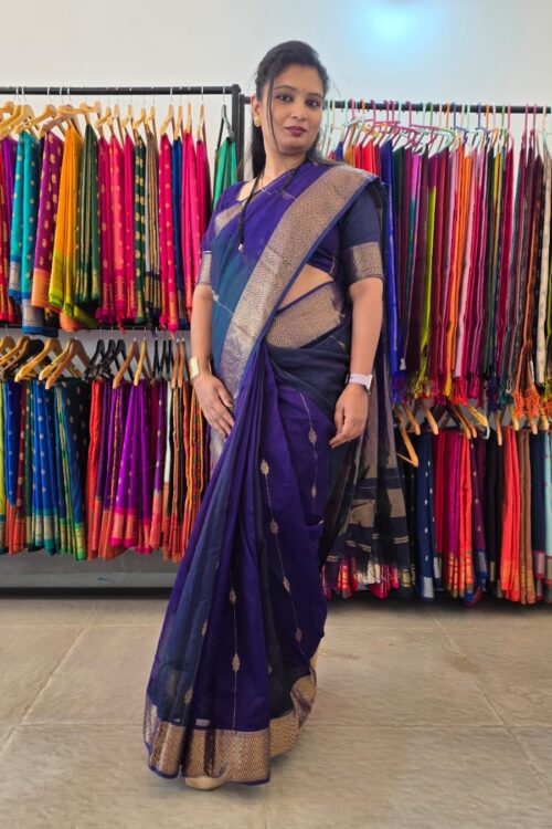 pure maheshwari handloom handwoven traditional saree