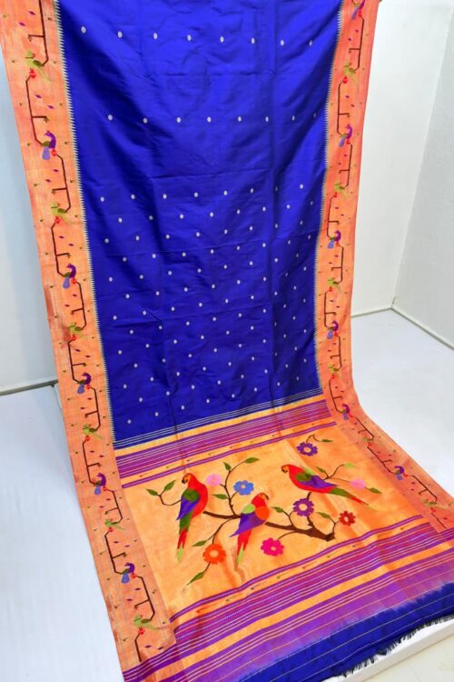 MorPopat Border Paithani